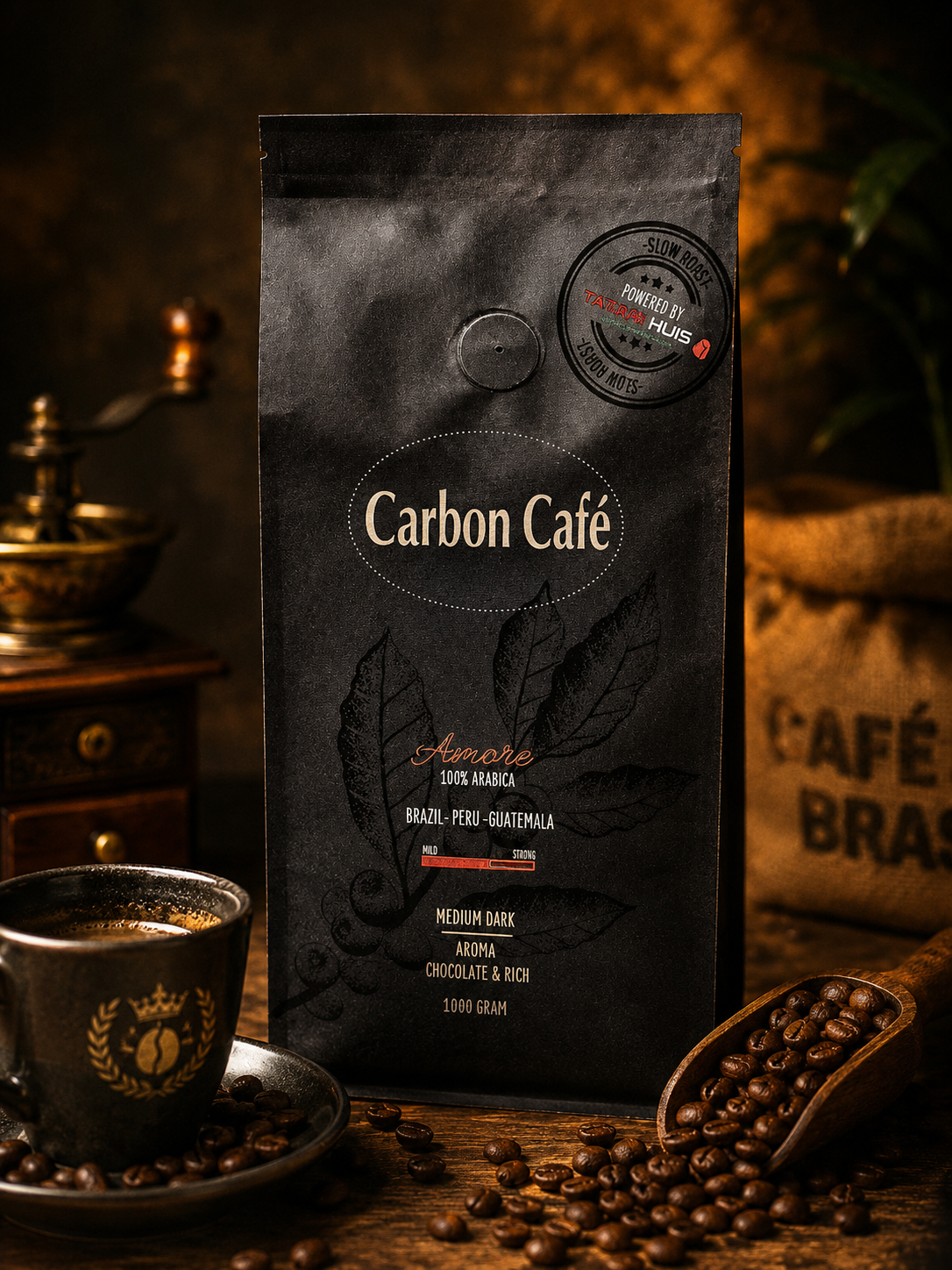 Cafea Premium 100 % Arabica Blend Peru-Guatemala-Brazilia PACHET 100 KG ( 129,90 kei/kg Tva Inclus). Transport Gratuit in România).