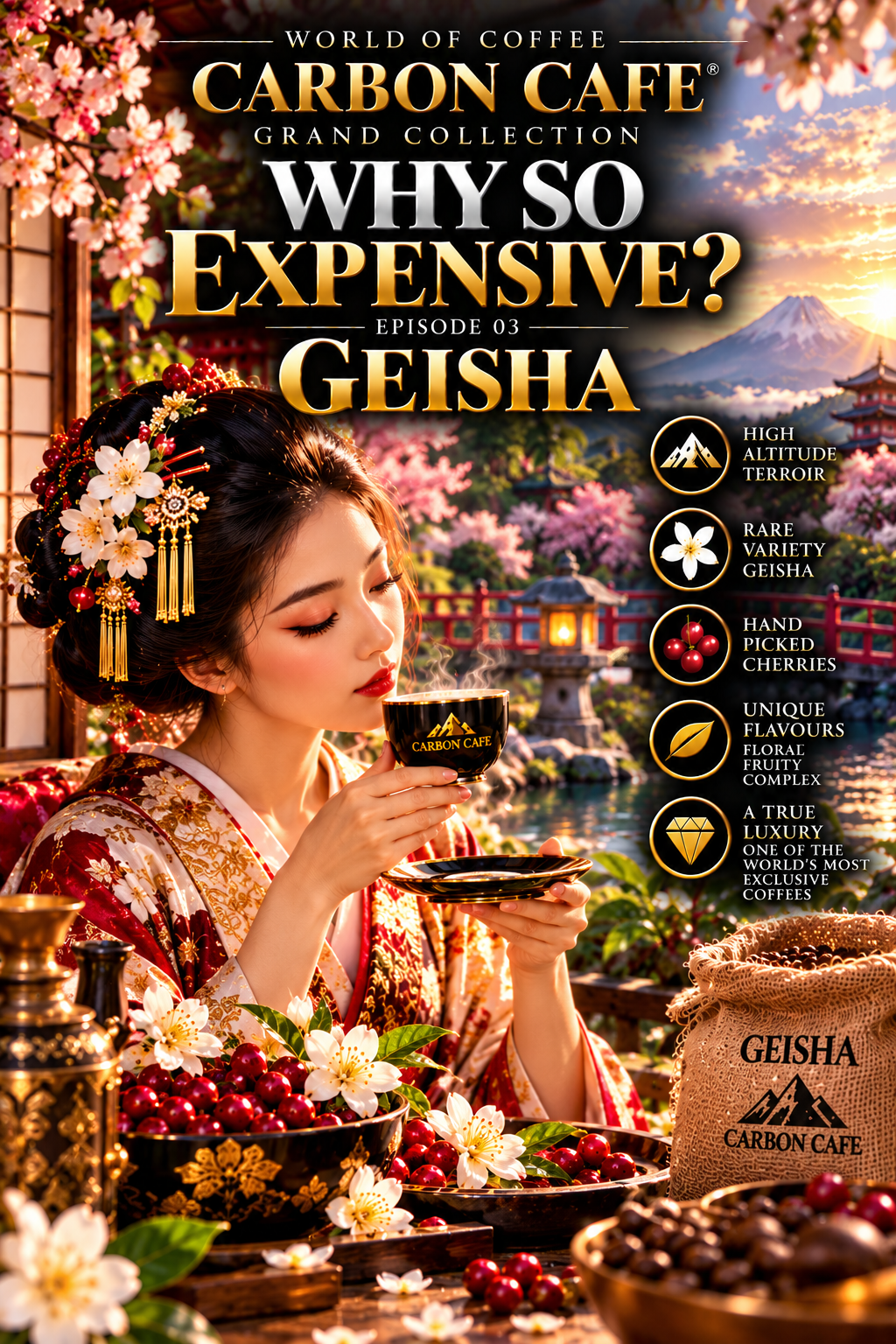GEISHA Coffee 1 kg / 900 lei (Tva Inclus).