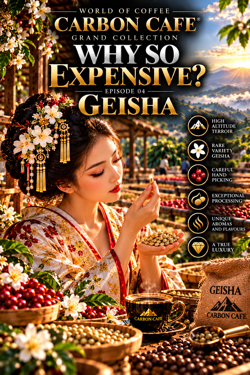 GEISHA Coffee 1 kg / 900 lei (Tva Inclus).