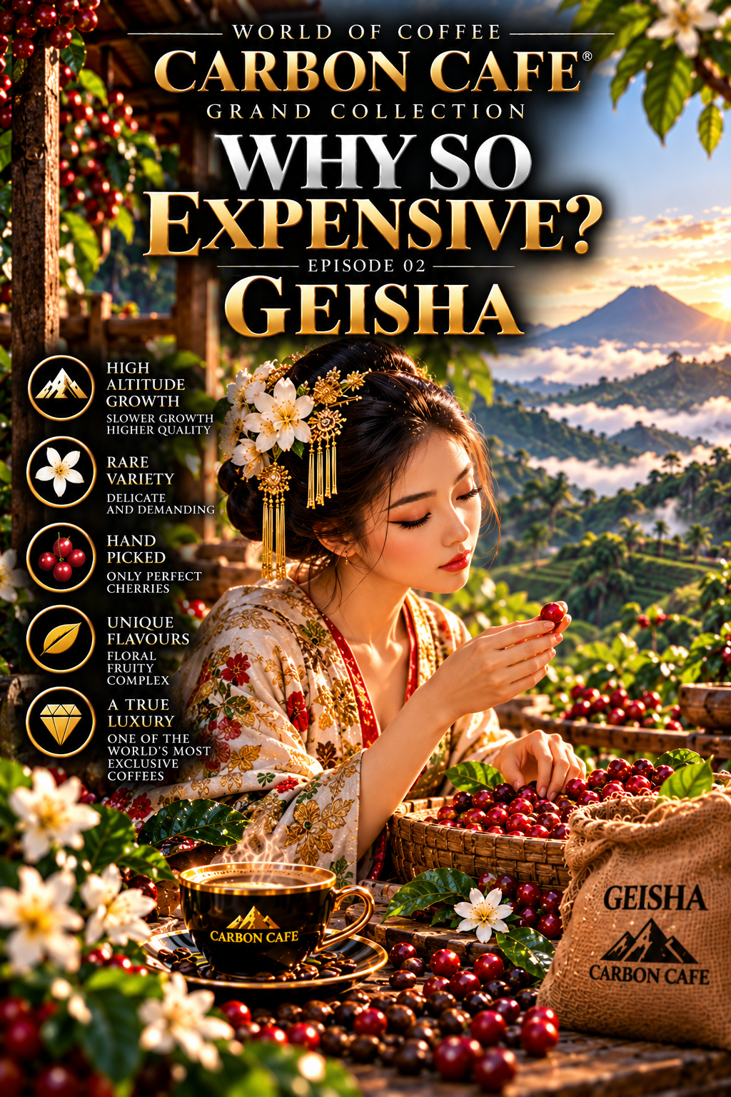 GEISHA Coffee 1 kg / 900 lei (Tva Inclus).