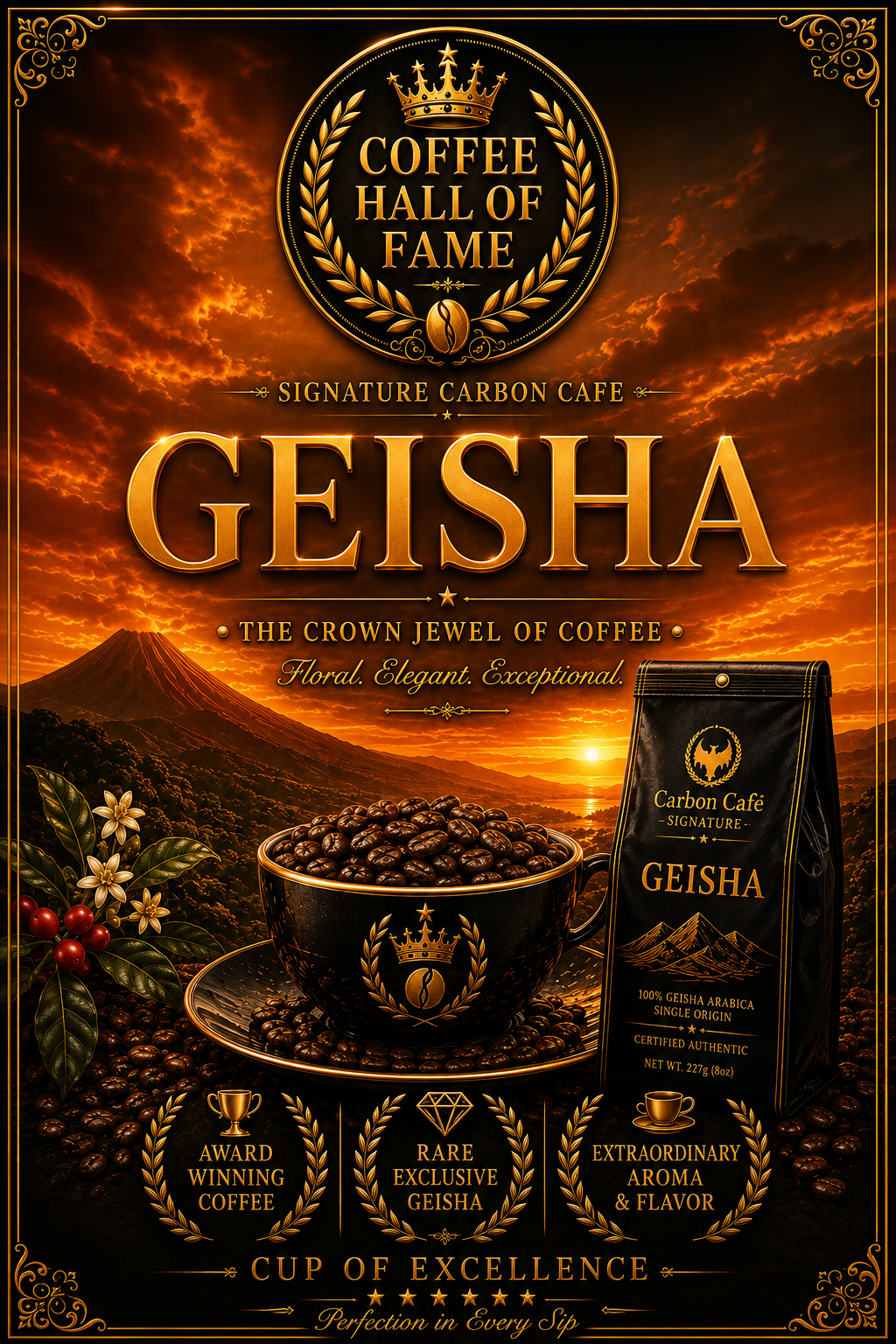 GEISHA Coffee 1 kg / 900 lei (Tva Inclus).