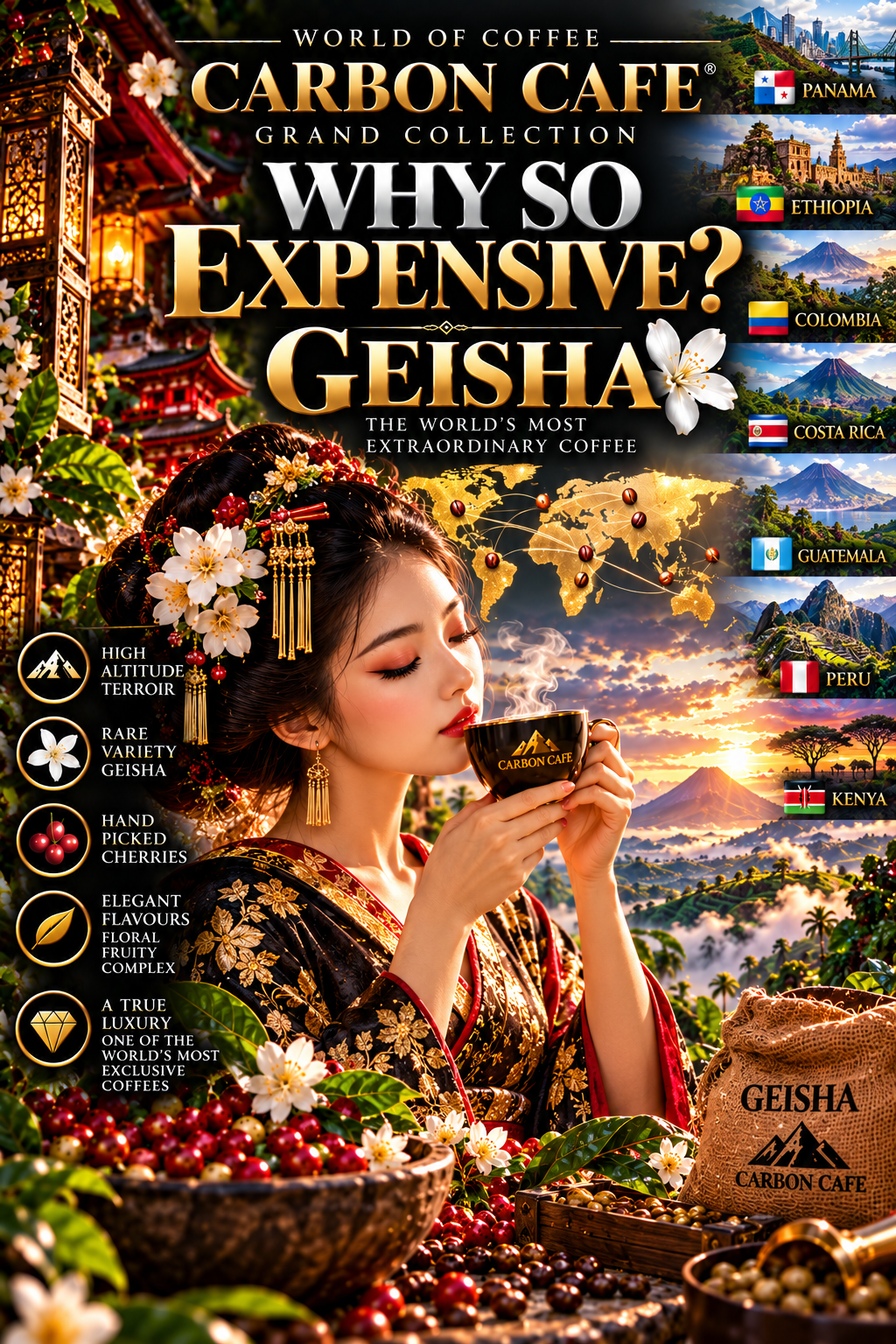 GEISHA Coffee 1 kg / 900 lei (Tva Inclus).