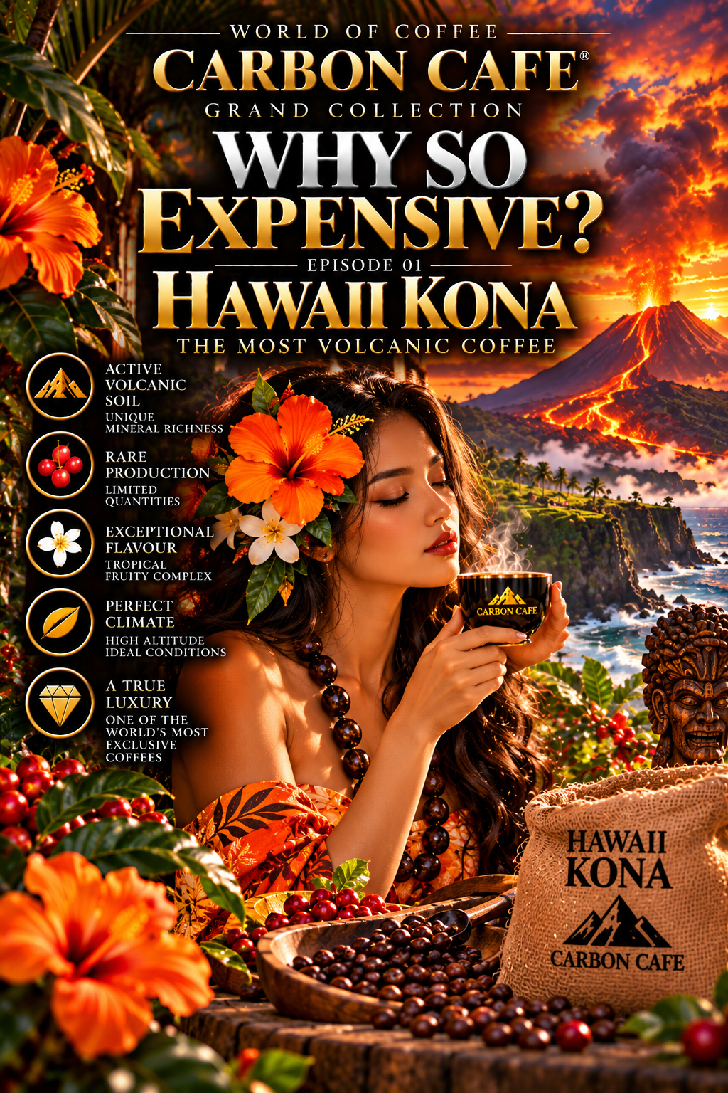 KONA Coffee 4 kg / 10 000 lei (TVA Inclus).Transport Gratuit pe teritoriul Romaniei.